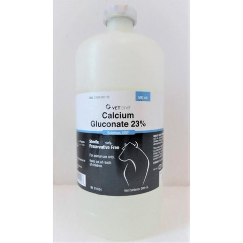 Calcium Gluconate 23% - 500 cc-Doc Tom Roskos