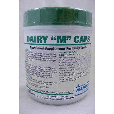 IMPRO - Dairy "M" Caps-Doc Tom Roskos