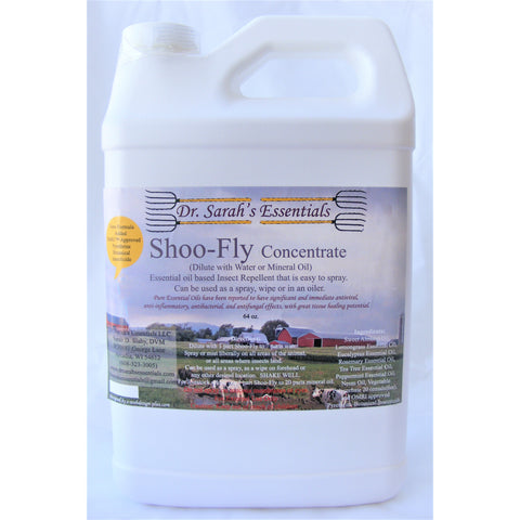 Dr. Sarah's Essentials - Shoo-Fly Insect Repellent Concentrate - 64oz-Doc Tom Roskos